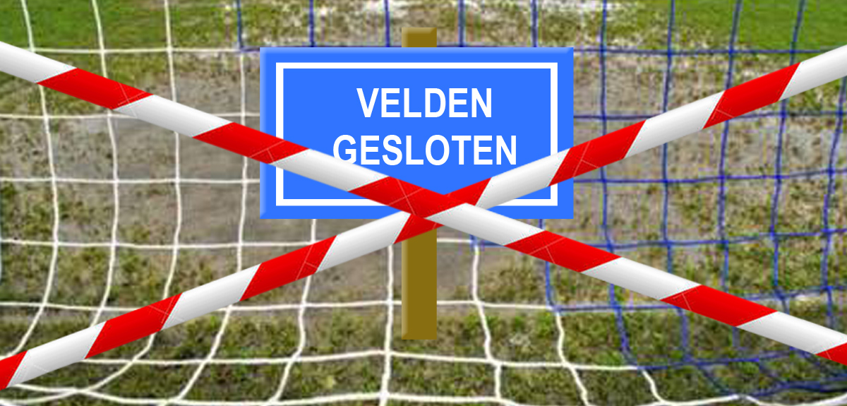 Velden van Sportpark &quote;De Meer&quote; gesloten!